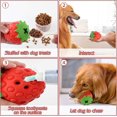 thumbnail image 4 of Juguetes para perros resistentes de fresa para masticadores agresivos - Juguetes para perros dispensadores de golosinas - Juguete para masticar para perros - Cachorro duradero e indestructib, 4 of 5
