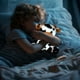 thumbnail image 5 of Juguetes de piscina, juguetes para bebés, juguetes para niños pequeños, muñeco de vaca brillante, muñeco de ternero, regalo de peluche, muñeco de peluche brillante., 5 of 6