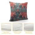thumbnail image 4 of GOSMITH  Elephant Decoration Throw Pillow Cushion Covers Vintage Graphic Lotus African Tribal Ethnic Ornament Elephant Print Funny Pillows Home Decor Couch Pillow Case, 4 of 5