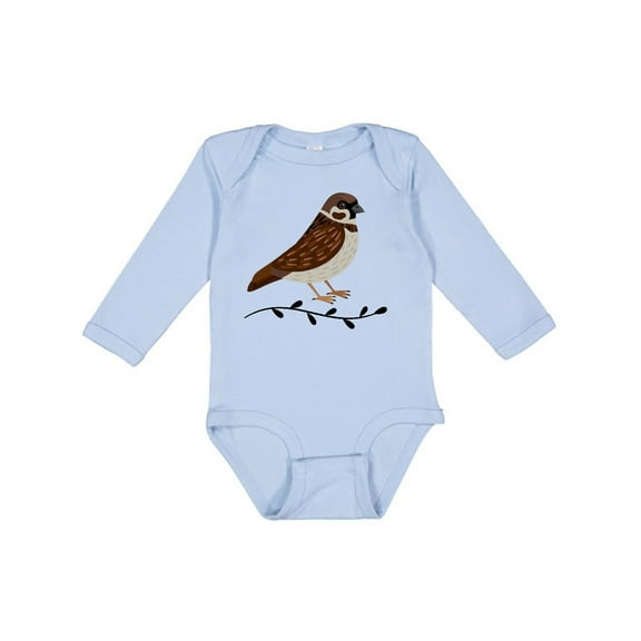 Inktastic Song Bird Nature Lover Wildlife Boys or Girls Long Sleeve Baby Bodysuit