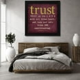 thumbnail image 3 of Stephanie Marrott 26x26 Black Modern Wood Framed Wall Art Titled - Trust, 3 of 6
