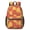Geometric Flower and-3, variant on Geometric Flower and Dahlia White 17" School Backpacks for Teens,Waterproof Oxford Fabric,S-Shape Padded Straps for School,Travel,Hiking,Camping