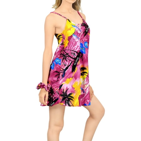 

HAPPY BAY Women s Honeymoon Nightshirts Mini Slip Nighty 2-4 Pink-AC41