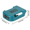 thumbnail image 1 of Adaptador Charger USB Rápido Compatible para Batería Milwaukee M18 18V Puerto de Salida Dual con Interfaz de Carga USB y Type-C, 1 of 14