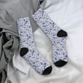 thumbnail image 5 of Lsque sea animals Printed Men's Crew Socks, Soft Durable Breathable Moisture-Wicking with Odor Control Cotton socks, 5 of 6