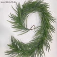 thumbnail image 3 of Guirnalda de pino Wosthever Decoración de pared de pino oscuro Ventana interior de Navidad, 3 of 6