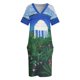thumbnail image 4 of Vestido cóctel con bolsillo suelto ropa mujer templo gris, 4 of 7