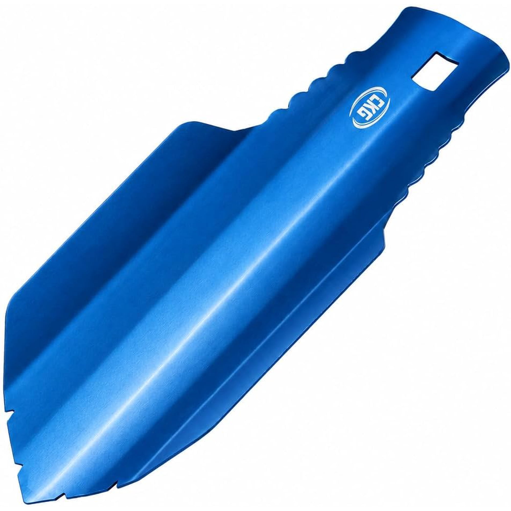Backpacking Trowel for Digging Ultralight Aluminum Portable Camping Shovel Small Trowel Multitool Design for Camping Hiking Outdoor Travel Metal Detecting Color Blue