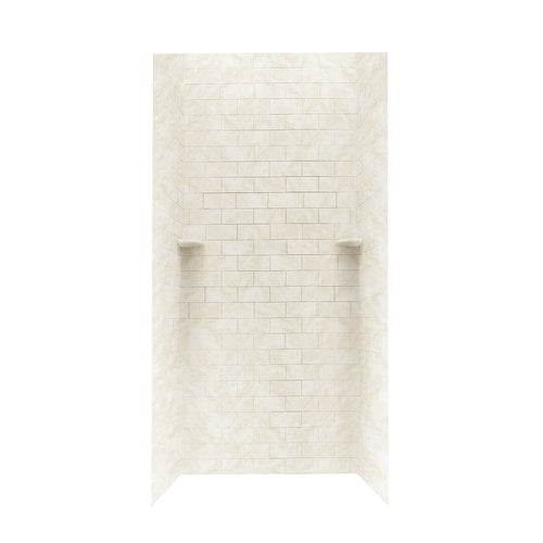 Swan Surfaces Subway Tile Three Panel Shower Wall