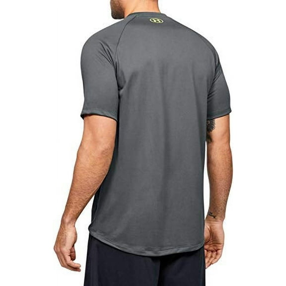 Under Armour Men's UA Tech 2.0 Graphic Pitch Gray/Yellow 2XL 1352052-012