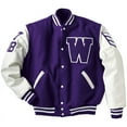 thumbnail image 2 of Holloway 224183 Varsity Jacket-Black-S, 2 of 14