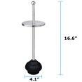 thumbnail image 4 of Desatascador de inodoro Blue Donuts con soporte para baño cromado, 4 of 7