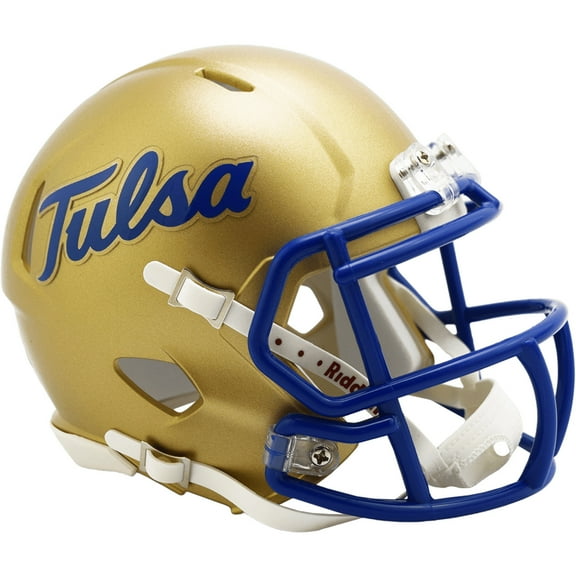 Tulsa Golden Hurricane Gold Riddell NCAA Speed Mini Helmet