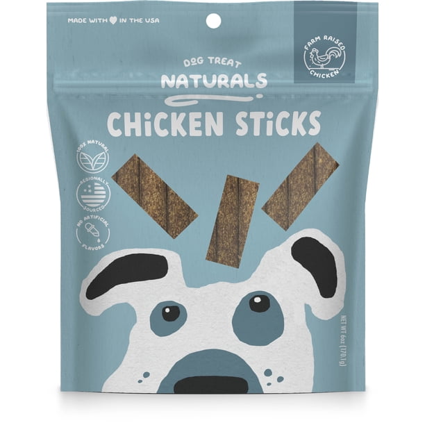 Dog Treat Naturals Chicken Sticks, SemiMoist Dog Treats, 6oz