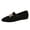 #A Black, variant on Taqqpue Women Flat Shoes Under 10 Womens Dainty Style Pointed Toe Jelly Flats No Fuss Hollow Out PVC Sandals Breathable All Day Casual Flats For Outdoor Daily Wear for Women