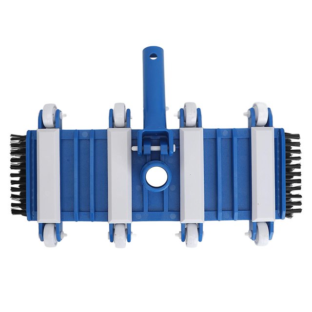 Pool Vacuum Head with 14 Inch PVC Brush, Pool Cleaning Accessories Replacement Kit