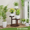 thumbnail image 5 of Bamworld 3 Tier Plant Stand Indoor For Multiple Plants, Corner Flower Shelf Plant Holder Display Rack Shelving for Patio Garden Balcony Bedroom Living Room, 5 of 5