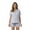Blue / White, variant on Cocoom Button Down Pajama Short Set 6714-PNK-L (Pink / White, Large)