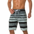 thumbnail image 2 of Mens Swim Trunks for Men Upf 50 Quick Dry Striped Beach Shorts with Pockets And Mesh Lining 1 Pc, 2 of 7