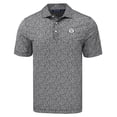 thumbnail image 2 of Men's Cutter & Buck Black Milwaukee Brewers Big & Tall Pike Eco Flora Print Recycled Polo, 2 of 3