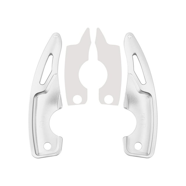 Steering Wheel Paddle Shifter Extension For Subaru Toyota 17-25 Aluminium Silver
