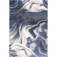 thumbnail image 2 of Abani Regal Collection Area Rug Mid Century Modern Bedroom Living Room Decor Floor Rug 6 x 9 Blue Grey, 2 of 8