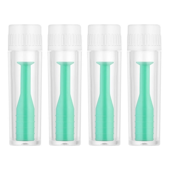 EeaseMX SUPVOX - 4 insertadores y removedores de lentes con ventosa, con paquete para viajes y uso doméstico (verde)