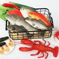 thumbnail image 3 of Coofit Résine d'Aliment Artificiel Réaliste - Jouet Poisson de Mer Réaliste Fausses Crevettes Crabes, 3 of 3
