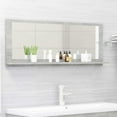 thumbnail image 1 of vidaXL Bathroom Mirror Concrete Grey 100x10.5x37 cm Engineered Wood, 1 of 4