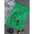 thumbnail image 3 of Crystal In Hand Shaped T-Shirt Women -Image by Shutterstock, Female Medium, 3 of 4