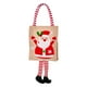 thumbnail image 1 of Adorno navideño con estampado de dibujos animados, bolsa de mano con rayas para colgar, bolsa de regalo festiva para niños, 1 of 2