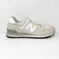 thumbnail image 1 of New Balance Unisex 574 WL574EVW White Casual Shoes Sneakers Size M 8 W 9.5 B, 1 of 6