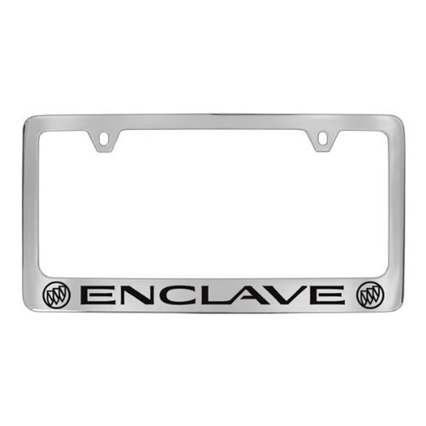 Buick Enclave Chrome Plated Metal License Plate Frame Holder Walmart Com Walmart Com