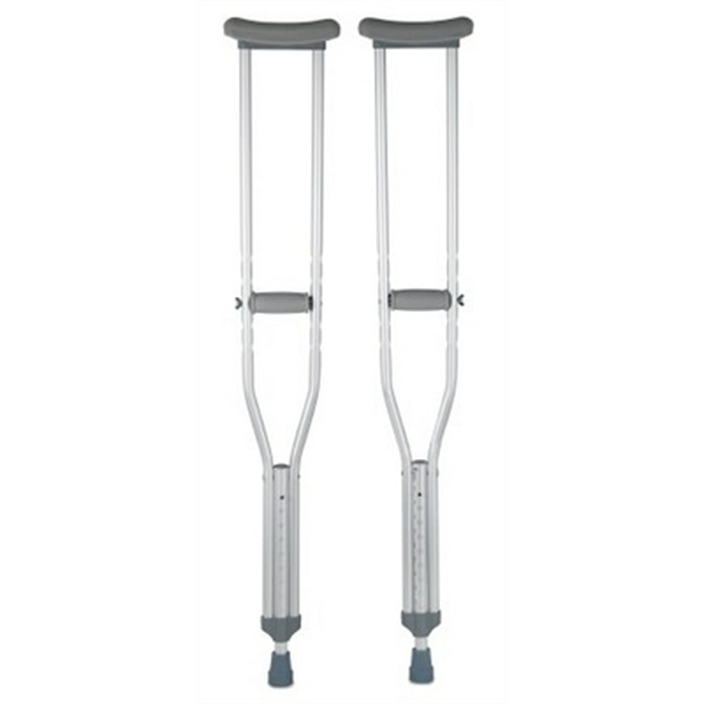 Underarm Crutch, Adult Crutches, 350 lb. Capacity, Adjustable User