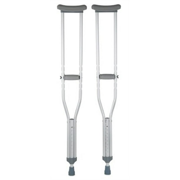 Underarm Crutch, Adult Crutches, 350 lb. Capacity, Adjustable User