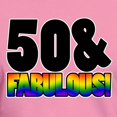 thumbnail image 3 of CafePress - Fabulous Gay 50Th Birthday Men's Fitted T Shirt (D - Men's Fitted T-Shirt, 3 of 4