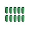 thumbnail image 2 of 10 Pieces Fingertip Sleeve Breathable Hand Sporting Exercising Basketball Playing Joint Protector Shock Absorbing Support Brace Nonslip for Basketball Green, 2 of 9