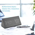 thumbnail image 2 of Despertador digital multiusos Tiempo Temperatura Humedad Pantalla LED para dormitorio Unbranded JY17740, 2 of 7