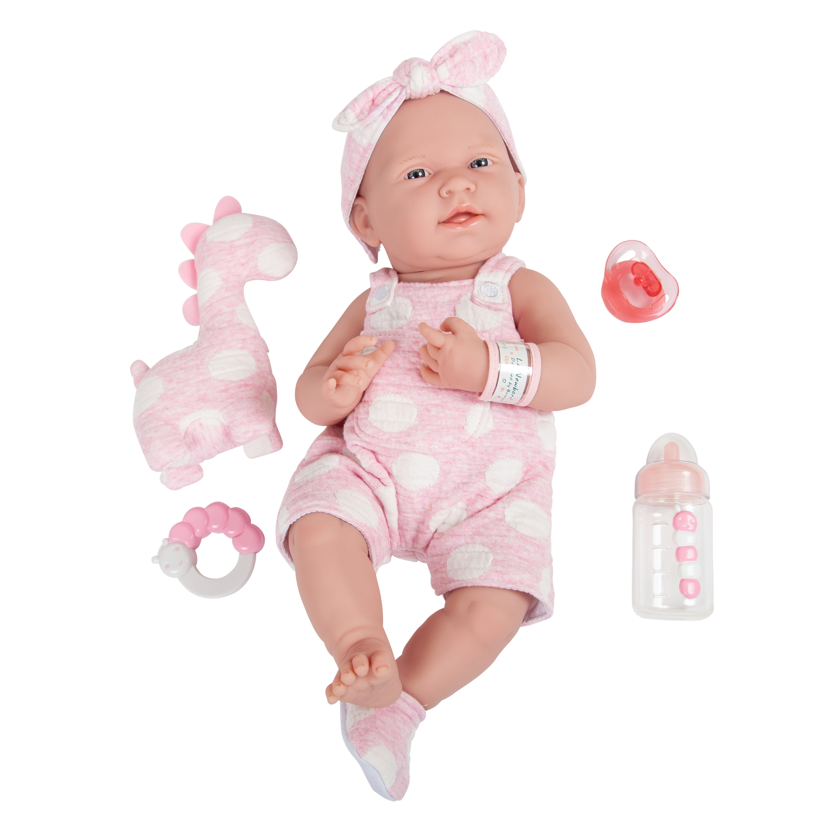JC Toys - La recién nacida, muñeca con aspecto real.