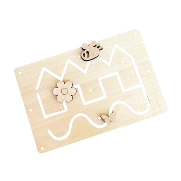 Vogacara Busy Board Wooden Preschool Learning Activities for 2-3 Years Type2