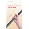 thumbnail image 4 of Shower Curtain Rod, 28-47 Inches Non-Slip Spring Tension Bathroom Shower Spring Rod Stainless Steel Metal Adjustable No Drilling Telescoping Rod, Matte Black, 4 of 8