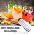 thumbnail image 1 of TIMIFIS Ice Tray Soft Bottom Ice Tray with Lid Ice Tray Home Homemade Ice Cream Ice Ice Kitchen Gadgets, 1 of 7