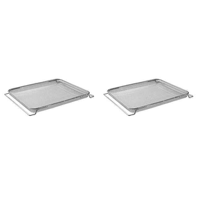 2X Replacement Air Fry Basket for Ninja Foodi DT251 DT201 DT200 Air Fryer Oven,Stainless Steel Air Fryer Oven