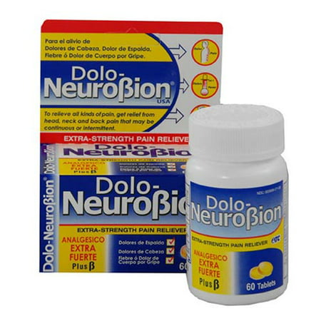 GRAND Dolo NEUROBION USA Extra Strength antidouleur 30 comprimés avec la vitamine B