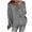 Gray, variant on Utoimkio Women's Drawstring Pullover Sweatshirts for Women Long Sleeve Loose Solid Sweaters Winter Knitted Sweater Outwear Jumper Tops