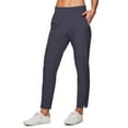 thumbnail image 2 of RBX Active Women's Ribbed Side Woven Ankle Pant With Pockets, 2 of 5