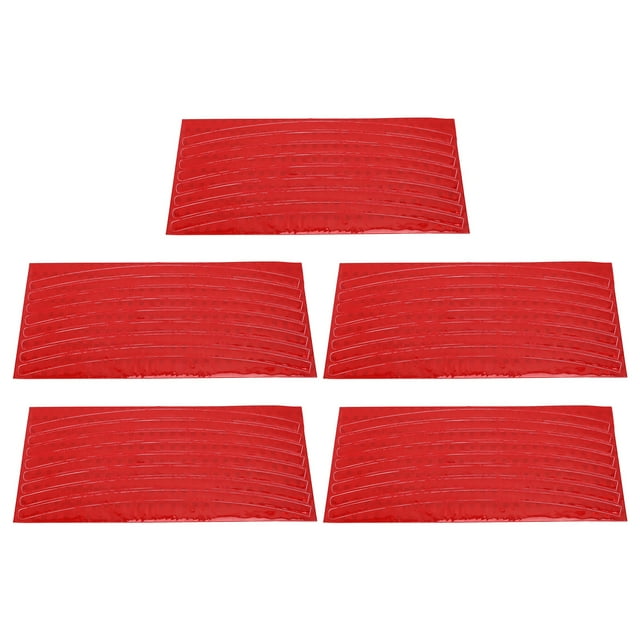 Bike Wheel Rim Stickers,5pcs/set Mountain Bike Reflective Bicycle Reflective Strips Bicycle Wheel Rim Stripes Finely Tuned Performance