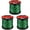 Green 3PCS, variant on 4 Braided 300 Strong Horse Fishing Line Braided Strong Horse Fishing Line Does Not Fade Color Rock Fishing Sea Fishing Special Main Line Green