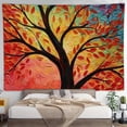 thumbnail image 4 of RKSupls Christmas Tapestry Wall Art, Tree of Life Hanging Tapestry Decoration for New Year Bedroom, Living Room, Dorm, Apartment Home Decor,90*60in, 4 of 5