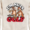 thumbnail image 3 of Disney - I'm Nuts About Golf - Toddler & Youth Crewneck Fleece Sweatshirt, 3 of 5